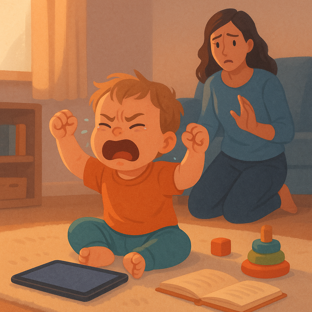 Why Your Toddler Melts Down After iPad Time (And What To Do)