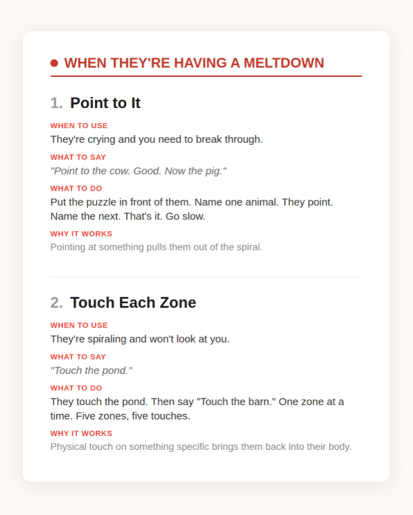 Screen-Free Farm Reset Kit (Puzzle + 25 Quick Activities for Real-Life Moments) - Ages 4+
