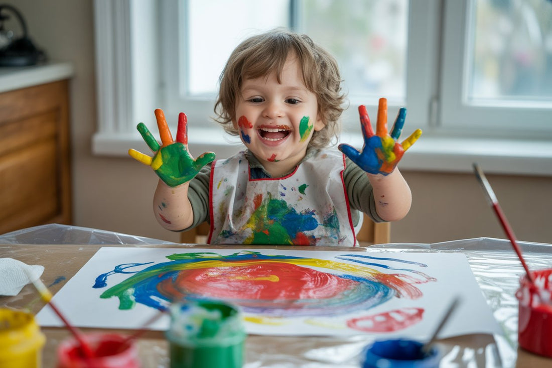 19 Preschool Art Activities Using Finger Paint