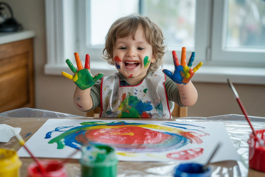19 Preschool Art Activities Using Finger Paint
