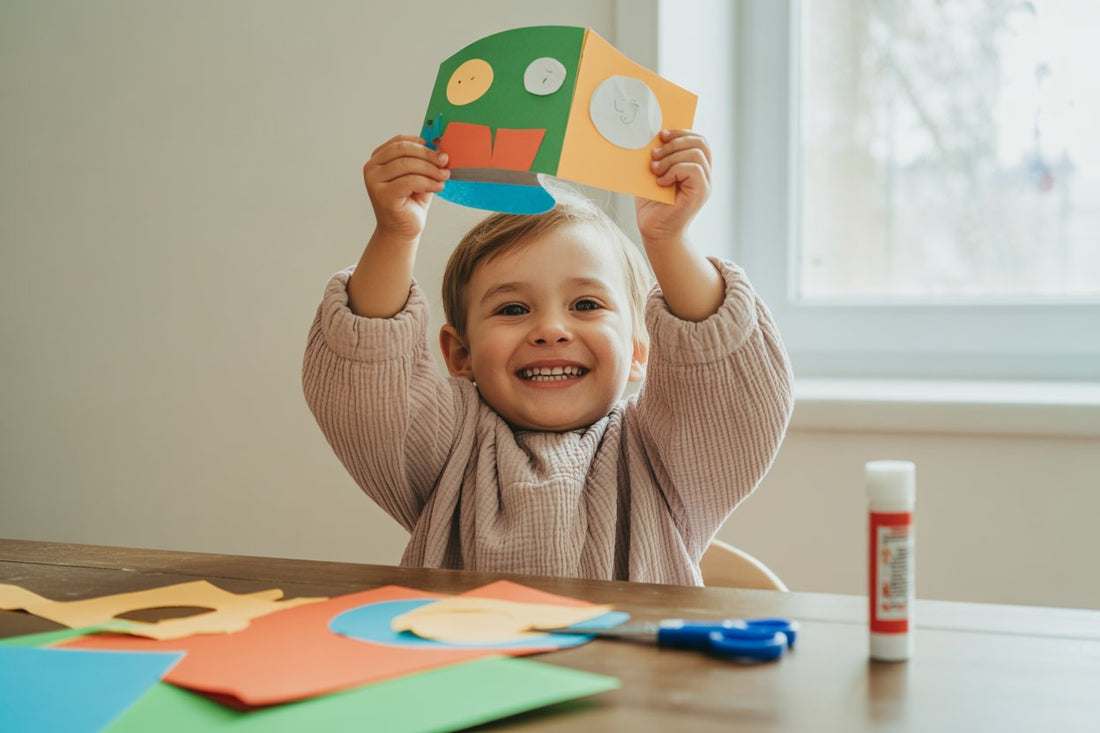 12 Crafts for Kids Using Just Paper