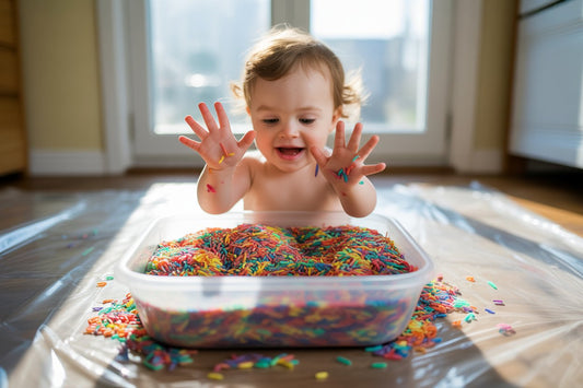 17 Sensory Activities for Toddlers Using Rice and Beans