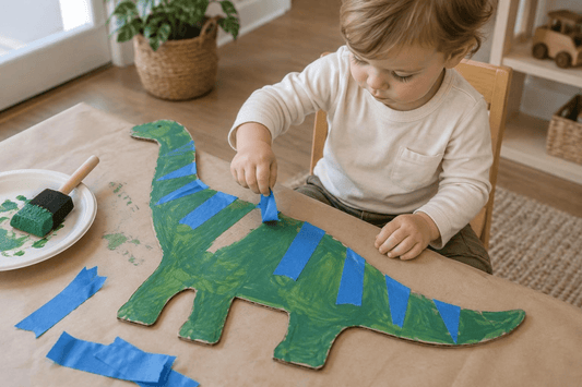 7 Dinosaur Crafts for Kids Ages 18-36 Months That Actually Hold Their Attention