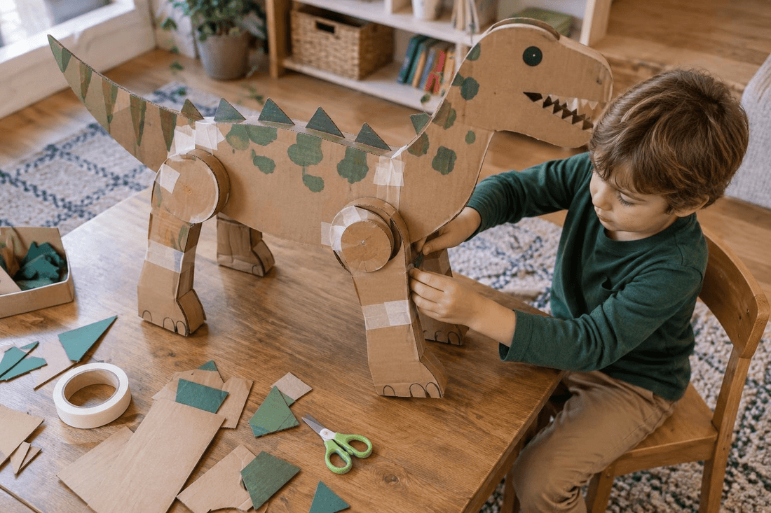 7 Dinosaur Crafts for Kids Ages 5-6 Who Need a Real Project