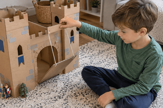 7 Cardboard Crafts for Kids Ages 5-6 Who Need a Real Project