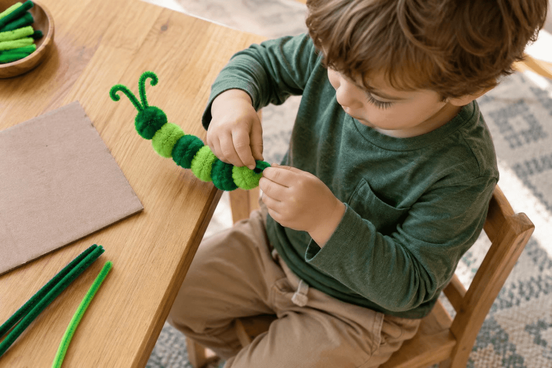7 Pipe Cleaner Crafts for Kids Ages 3-4