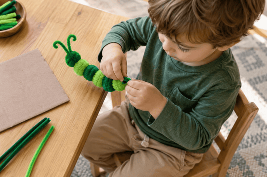 7 Pipe Cleaner Crafts for Kids Ages 3-4