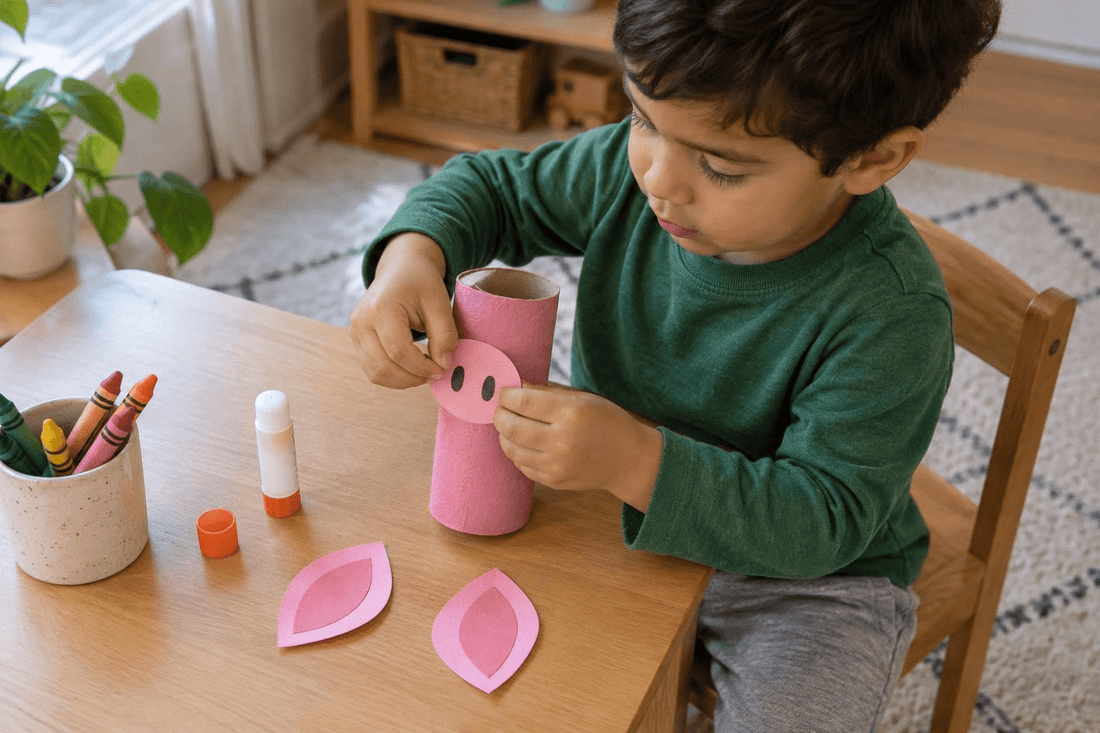 7 Farm Animal Crafts for Kids Ages 3-4 Using Stuff You Already Have