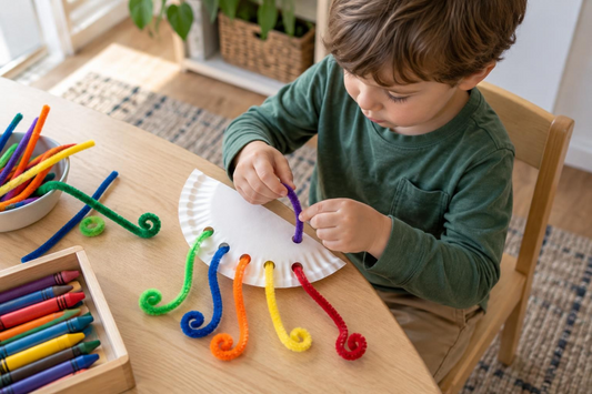 6 Pipe Cleaner Crafts for Kids Ages 3-4 Without Glue