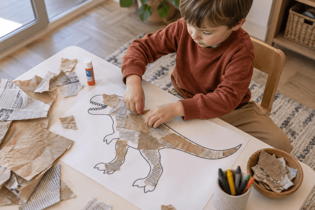 7 Dinosaur Crafts for Kids Ages 5-6 Using Stuff You Already Have