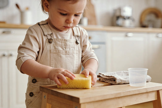 9 Montessori Practical Life Activities for 18 Month Olds