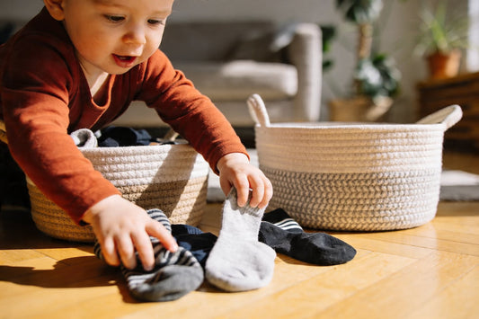 8 Montessori Practical Life Activities for 1 Year Olds Using Household Items