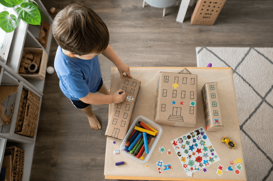 9 Crafts for Kids Ages 3-4 Using Stuff You Already Have