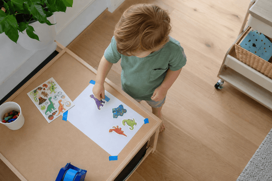 8 Crafts for Kids Ages 18-36 Months With Almost No Mess