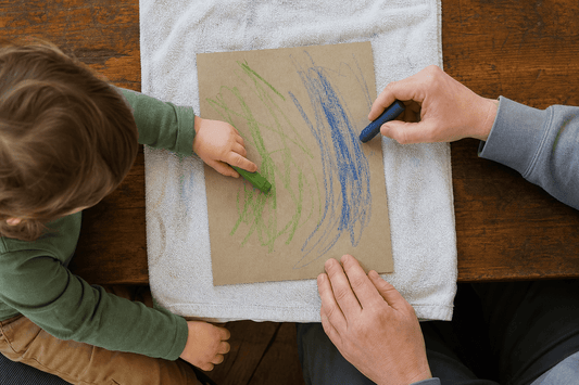 7 Crafts for Kids Ages 18-36 Months Who Need Constant Attention