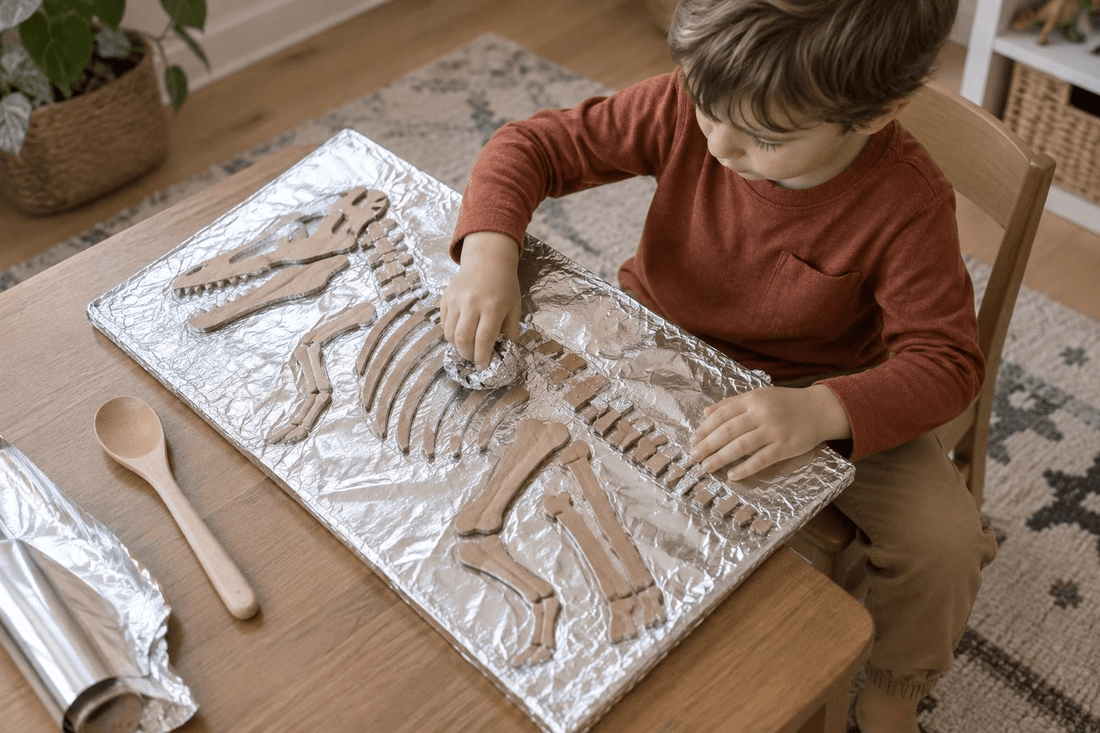 6 Dinosaur Fossil Crafts for Kids Ages 5-6