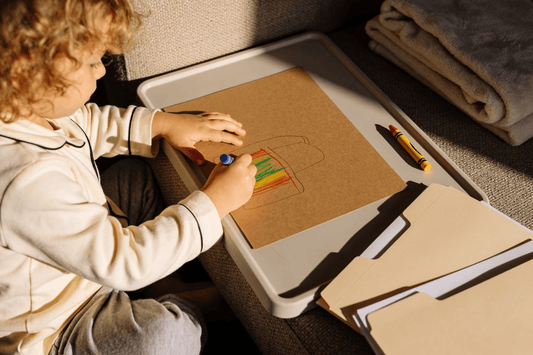 7 Crafts for Kids Ages 18-36 Months on Sick Days