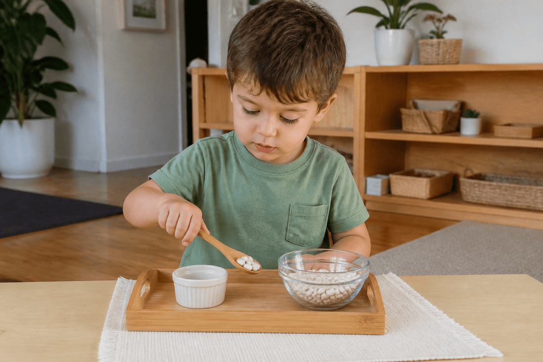 9 Montessori Activities for 3.5 Year Olds Using Household Items