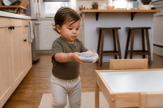 9 Montessori Activities for 21 Month Olds Who Want To Do Everything Themselves