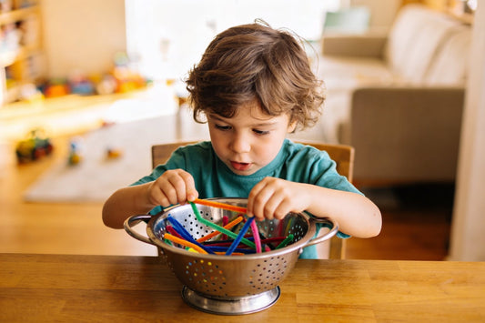 9 Montessori Activities for 2 Year Olds Using Household Items