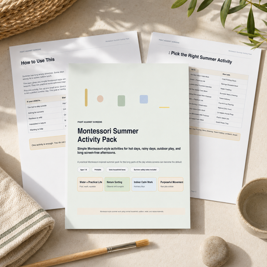 Montessori Summer Activity Pack