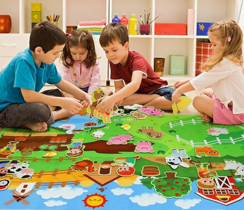 Felt Busy Board (Ages 3+) with "20 Ways to Keep it Fresh" Guide