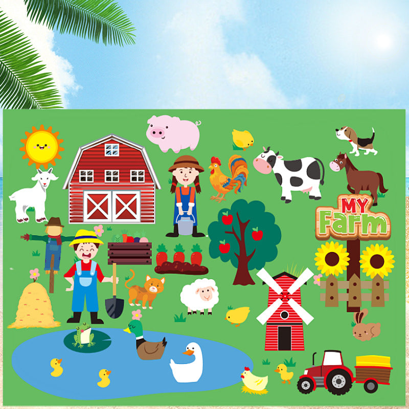 Felt Busy Board (Ages 3+) with "20 Ways to Keep it Fresh" Guide