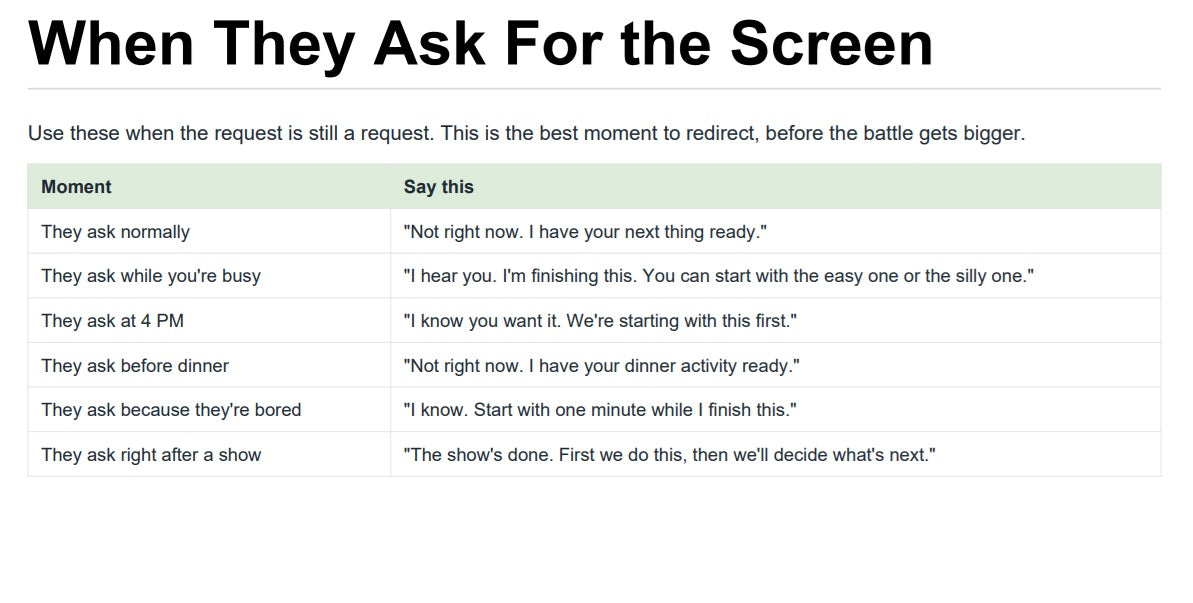 The Ready Replacement System (Ages 1-8, Instant Digital Download)