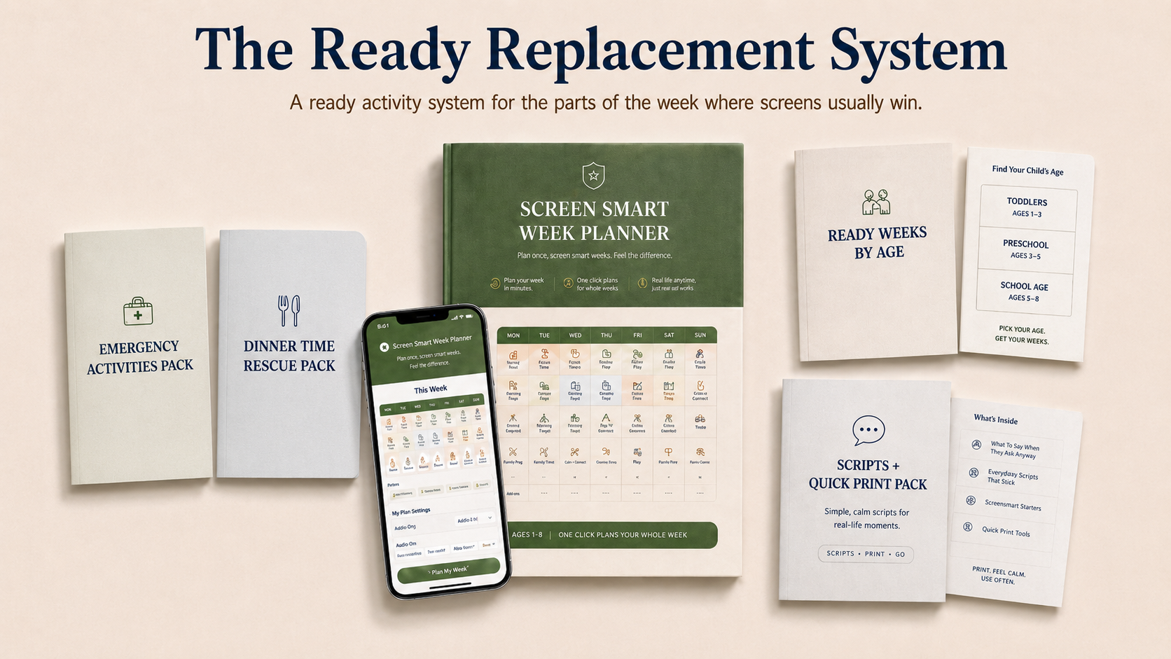 The Ready Replacement System (Ages 1-8, Instant Digital Download)